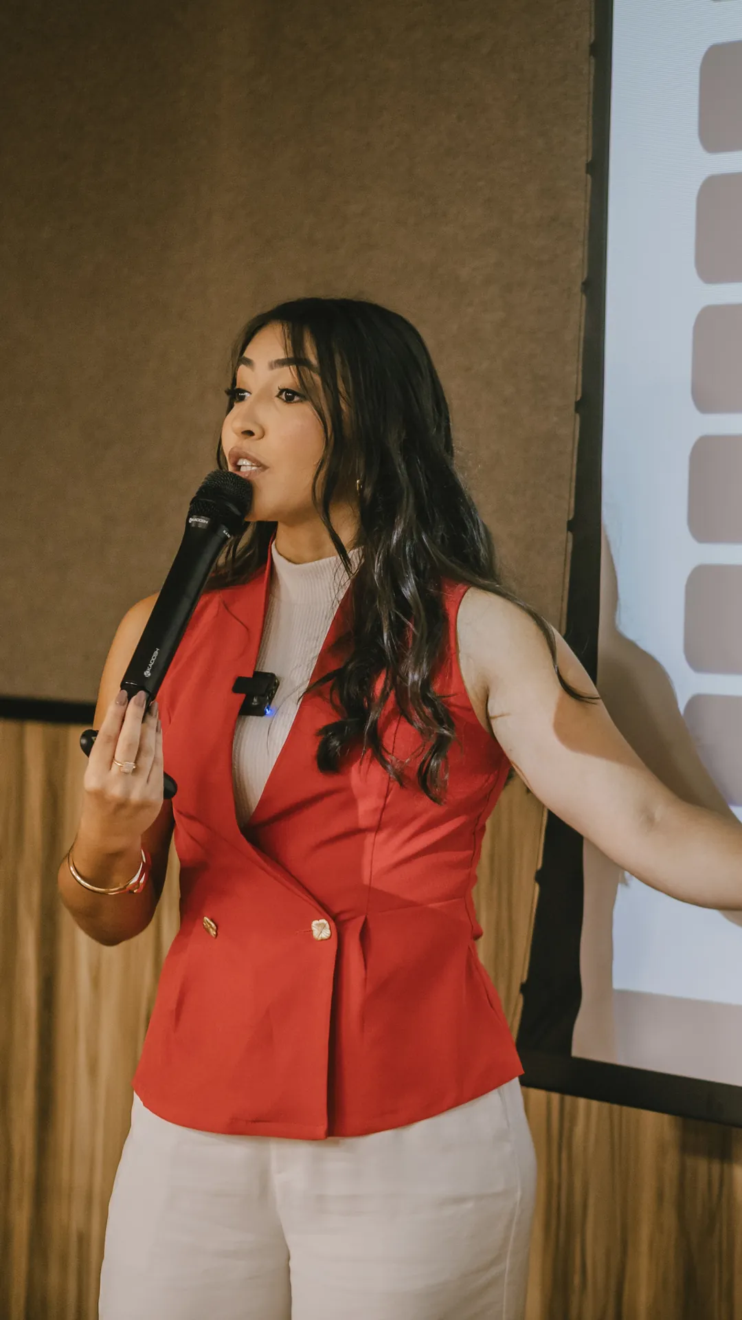 Ynnara apresentando os estilos de comunicação